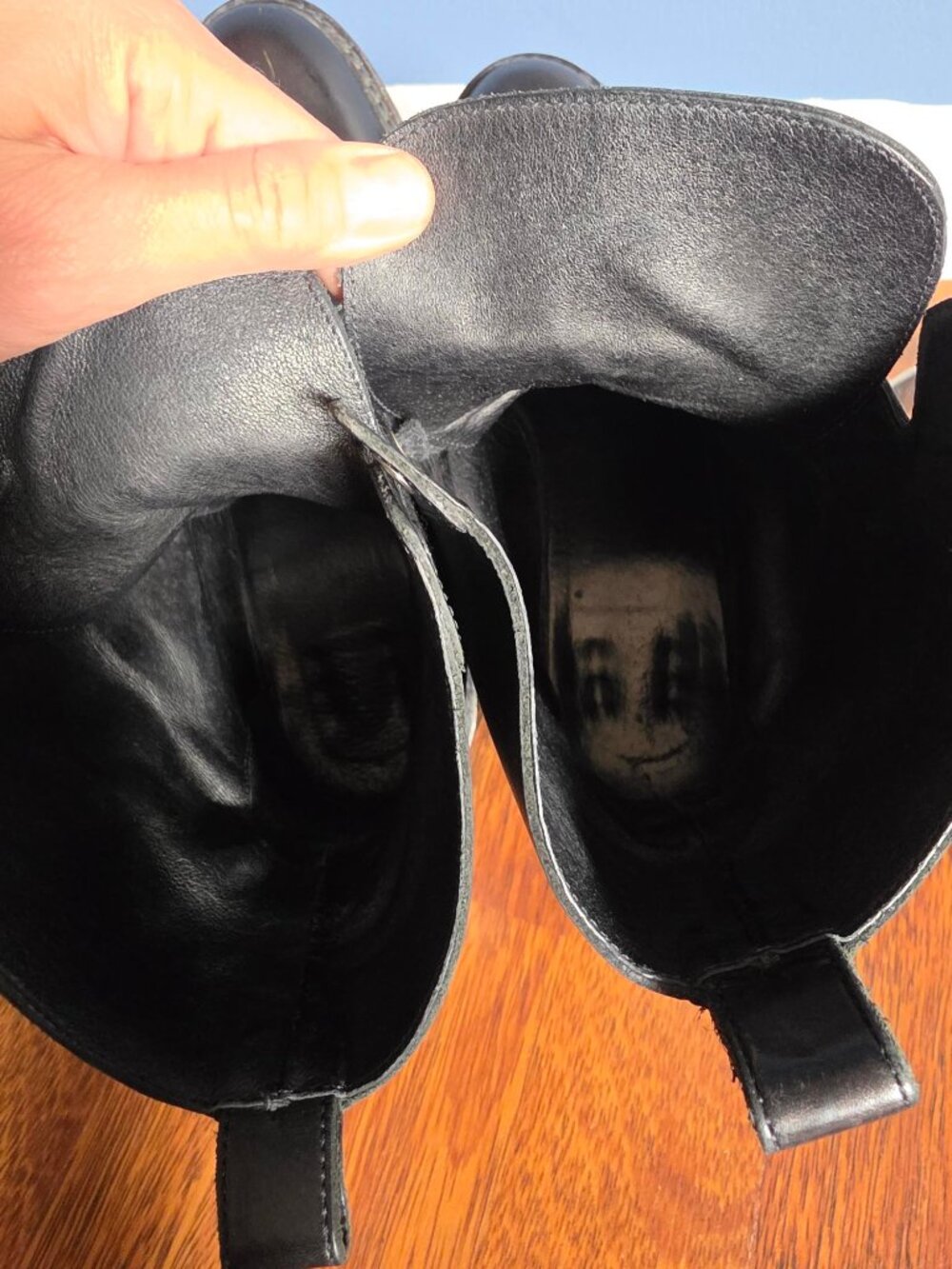 Allsaints Black Leather Boots (Size US 8) - Picture 9 of 10